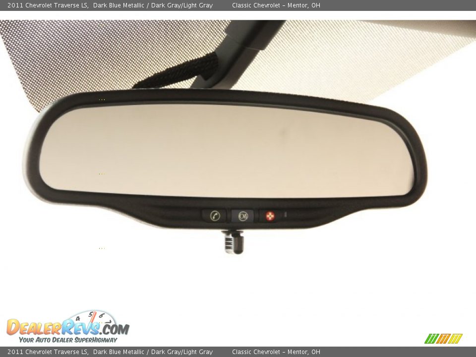 2011 Chevrolet Traverse LS Dark Blue Metallic / Dark Gray/Light Gray Photo #8