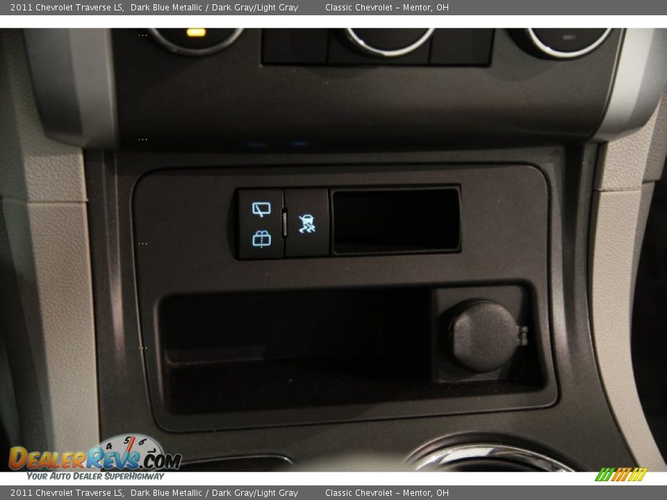 2011 Chevrolet Traverse LS Dark Blue Metallic / Dark Gray/Light Gray Photo #10