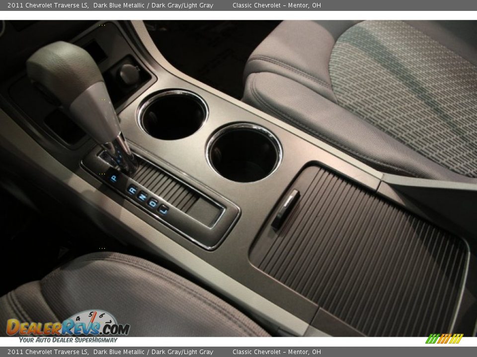 2011 Chevrolet Traverse LS Dark Blue Metallic / Dark Gray/Light Gray Photo #11