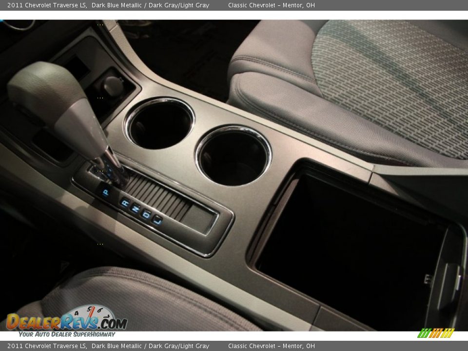 2011 Chevrolet Traverse LS Dark Blue Metallic / Dark Gray/Light Gray Photo #12