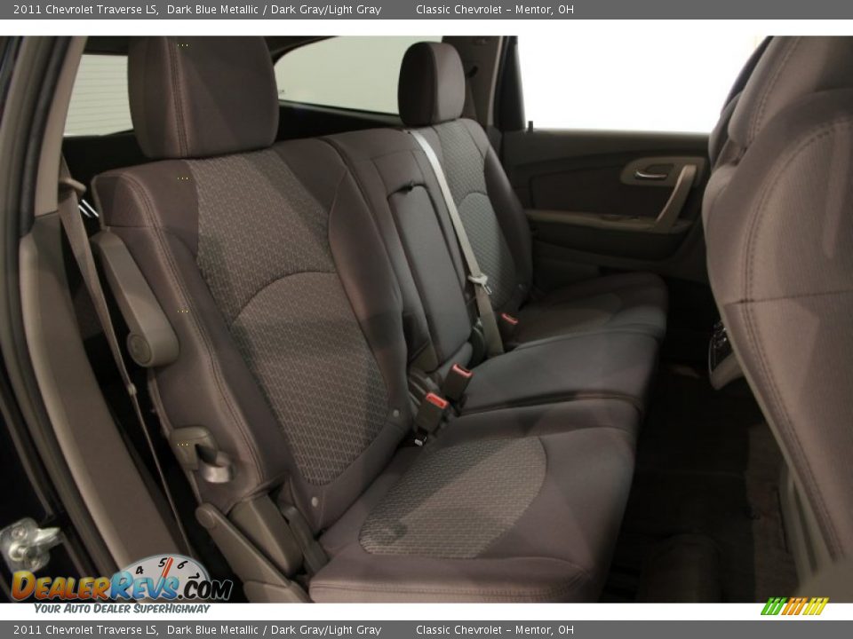 2011 Chevrolet Traverse LS Dark Blue Metallic / Dark Gray/Light Gray Photo #14