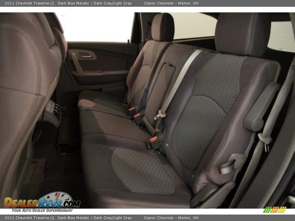 2011 Chevrolet Traverse LS Dark Blue Metallic / Dark Gray/Light Gray Photo #15