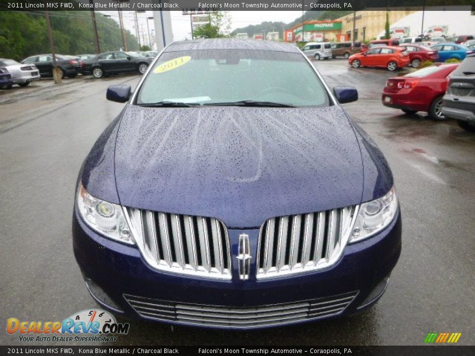 2011 Lincoln MKS FWD Kona Blue Metallic / Charcoal Black Photo #7
