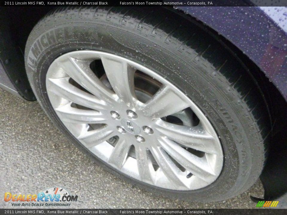 2011 Lincoln MKS FWD Kona Blue Metallic / Charcoal Black Photo #9