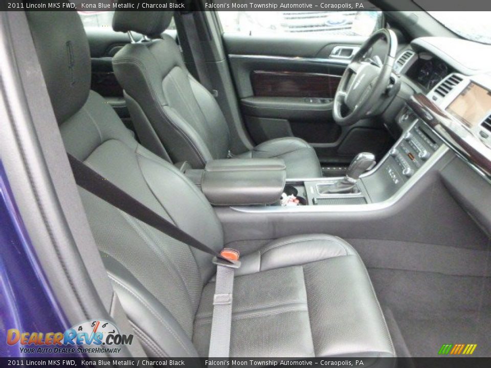 2011 Lincoln MKS FWD Kona Blue Metallic / Charcoal Black Photo #10
