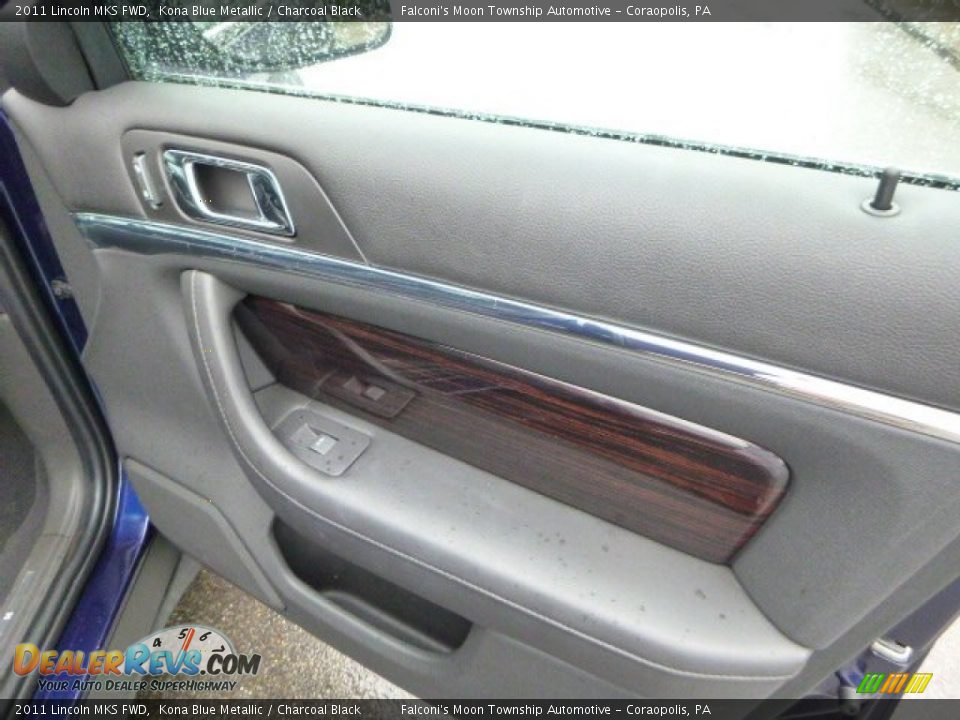 2011 Lincoln MKS FWD Kona Blue Metallic / Charcoal Black Photo #12