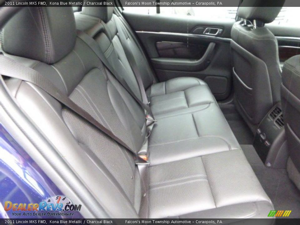 2011 Lincoln MKS FWD Kona Blue Metallic / Charcoal Black Photo #14