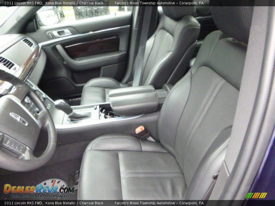 2011 Lincoln MKS FWD Kona Blue Metallic / Charcoal Black Photo #15