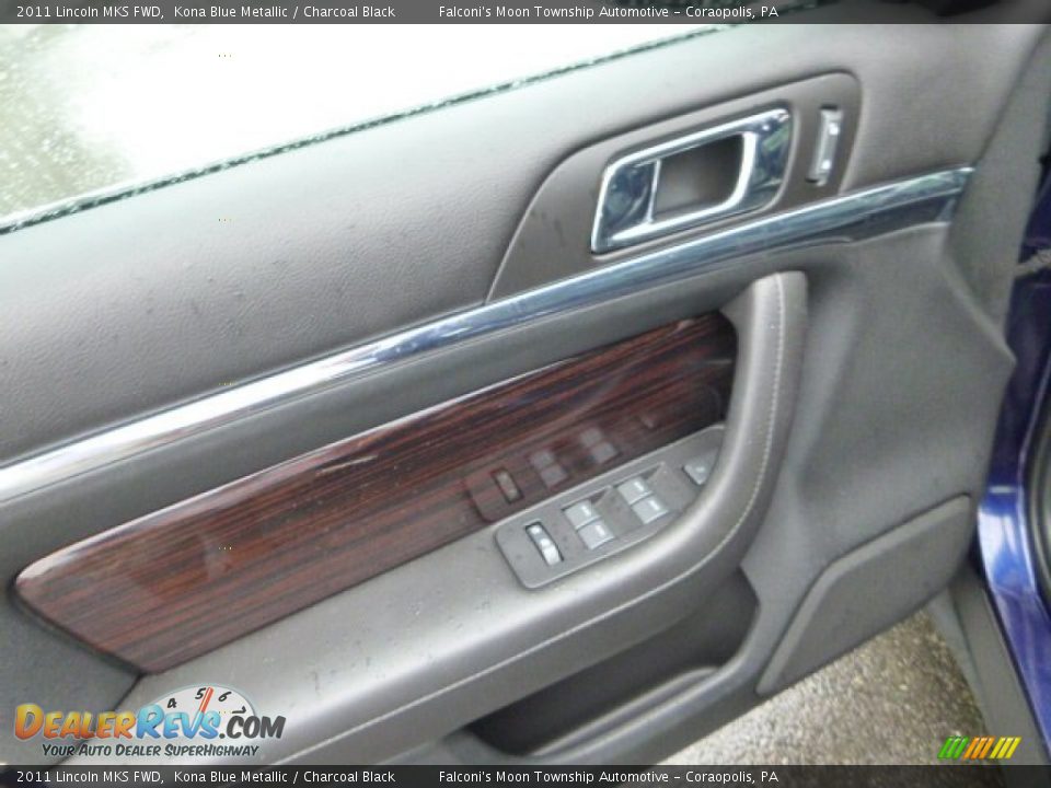 2011 Lincoln MKS FWD Kona Blue Metallic / Charcoal Black Photo #19