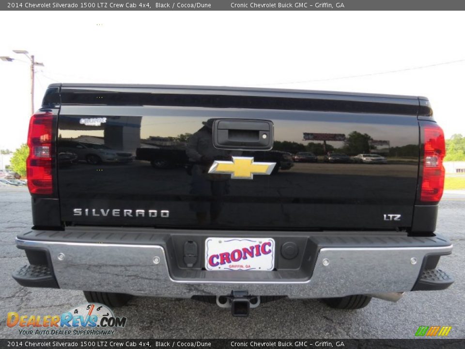 2014 Chevrolet Silverado 1500 LTZ Crew Cab 4x4 Black / Cocoa/Dune Photo #6