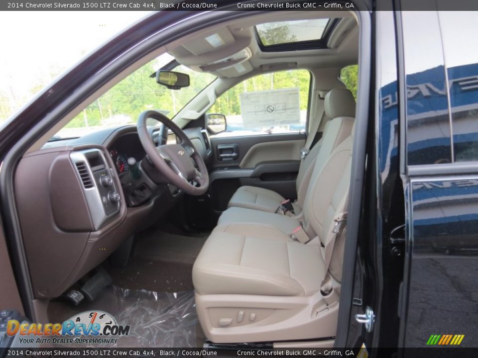 2014 Chevrolet Silverado 1500 LTZ Crew Cab 4x4 Black / Cocoa/Dune Photo #9