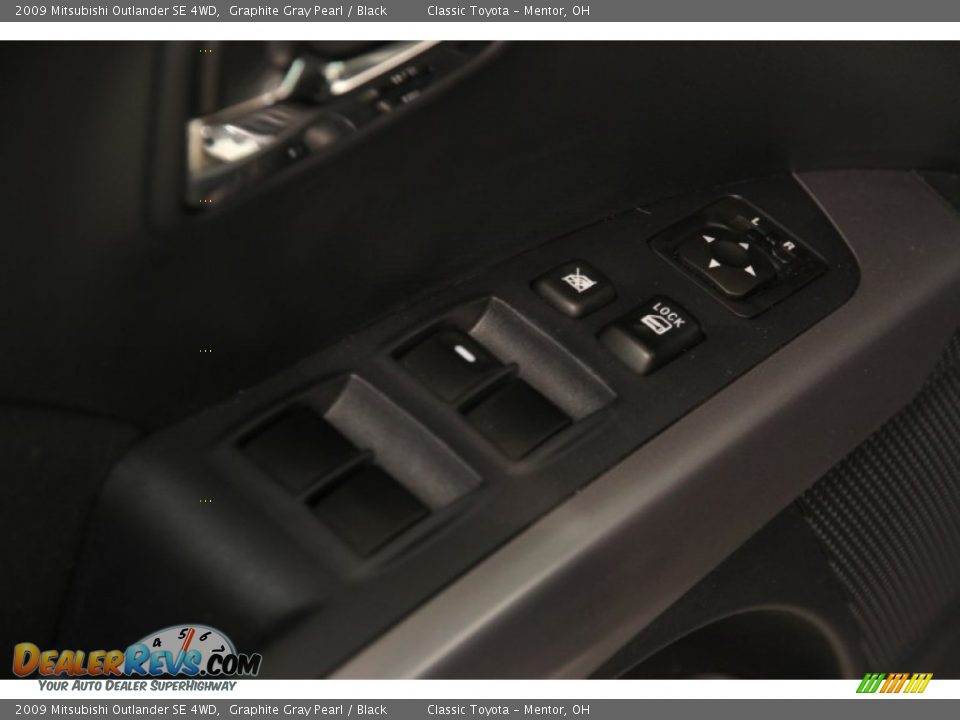 2009 Mitsubishi Outlander SE 4WD Graphite Gray Pearl / Black Photo #5