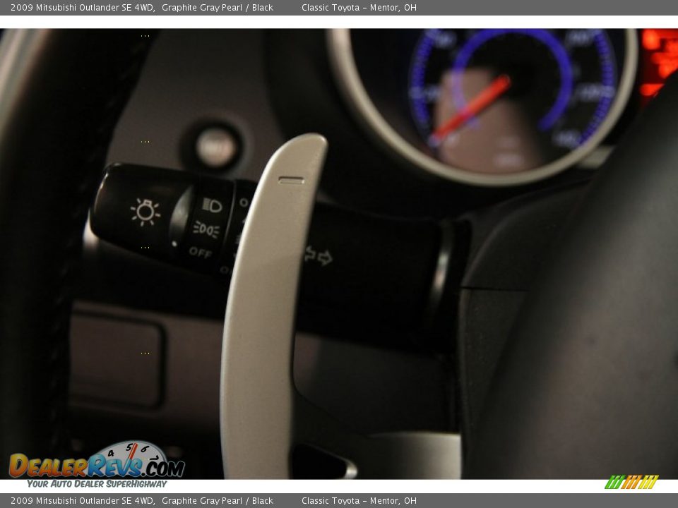 2009 Mitsubishi Outlander SE 4WD Graphite Gray Pearl / Black Photo #7