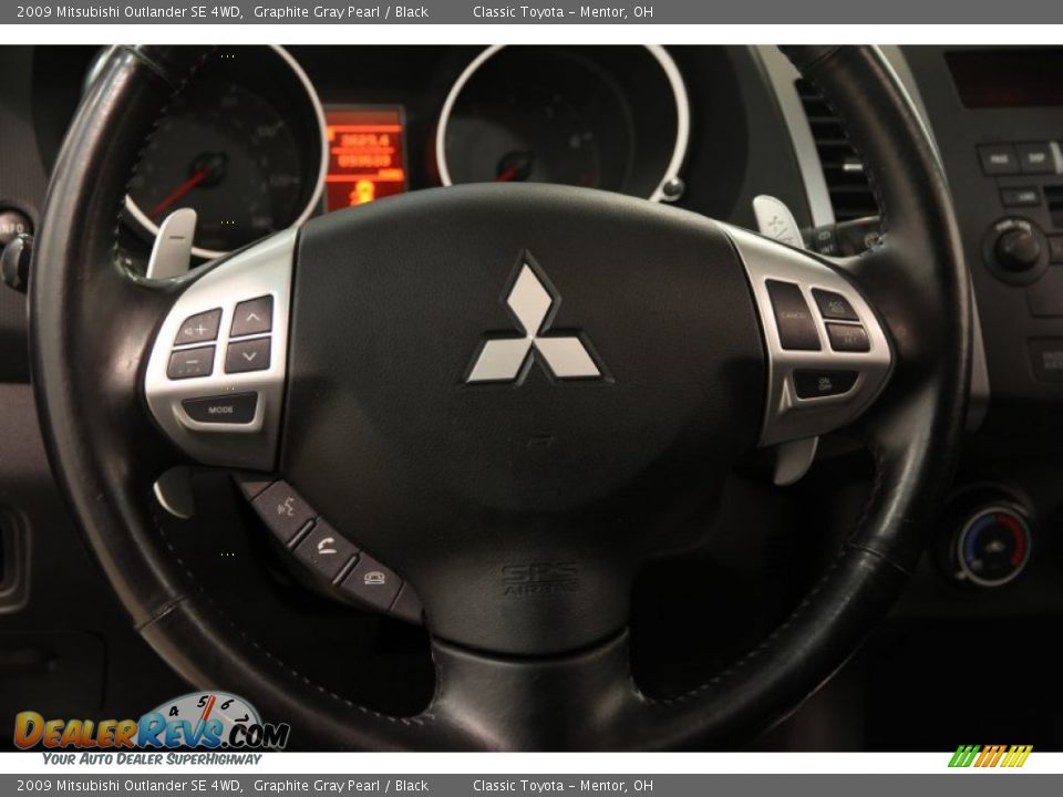 2009 Mitsubishi Outlander SE 4WD Graphite Gray Pearl / Black Photo #8