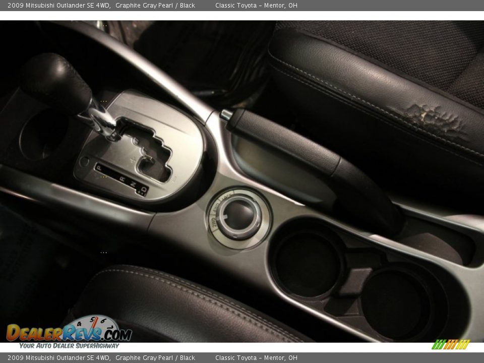 2009 Mitsubishi Outlander SE 4WD Graphite Gray Pearl / Black Photo #12