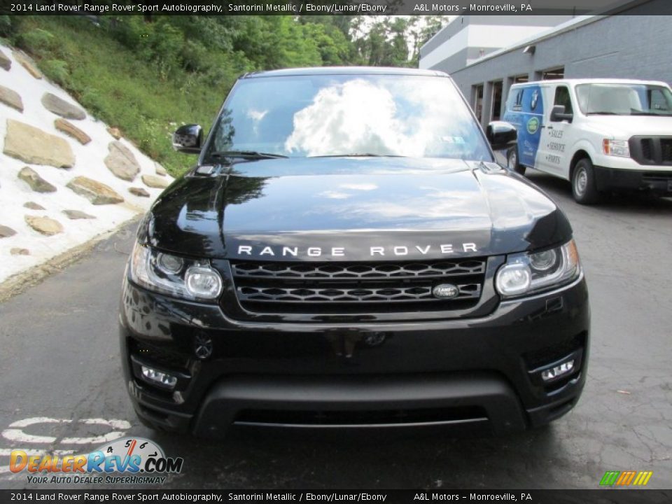 2014 Land Rover Range Rover Sport Autobiography Santorini Metallic / Ebony/Lunar/Ebony Photo #9