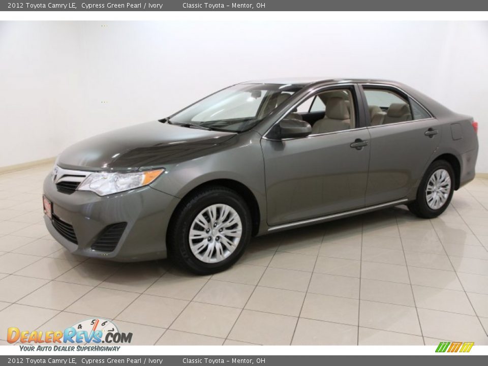 2012 Toyota Camry LE Cypress Green Pearl / Ivory Photo #3