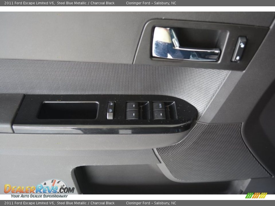 2011 Ford Escape Limited V6 Steel Blue Metallic / Charcoal Black Photo #8
