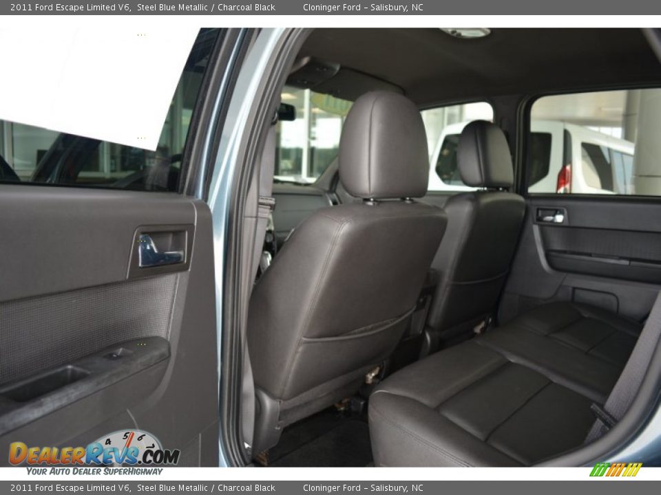 2011 Ford Escape Limited V6 Steel Blue Metallic / Charcoal Black Photo #11