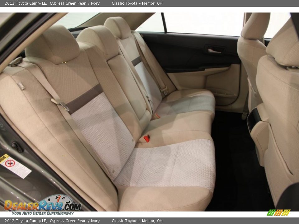 2012 Toyota Camry LE Cypress Green Pearl / Ivory Photo #17