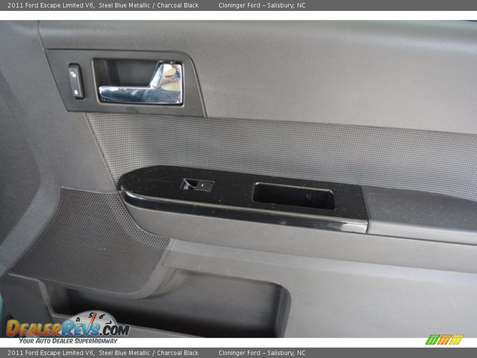 2011 Ford Escape Limited V6 Steel Blue Metallic / Charcoal Black Photo #14