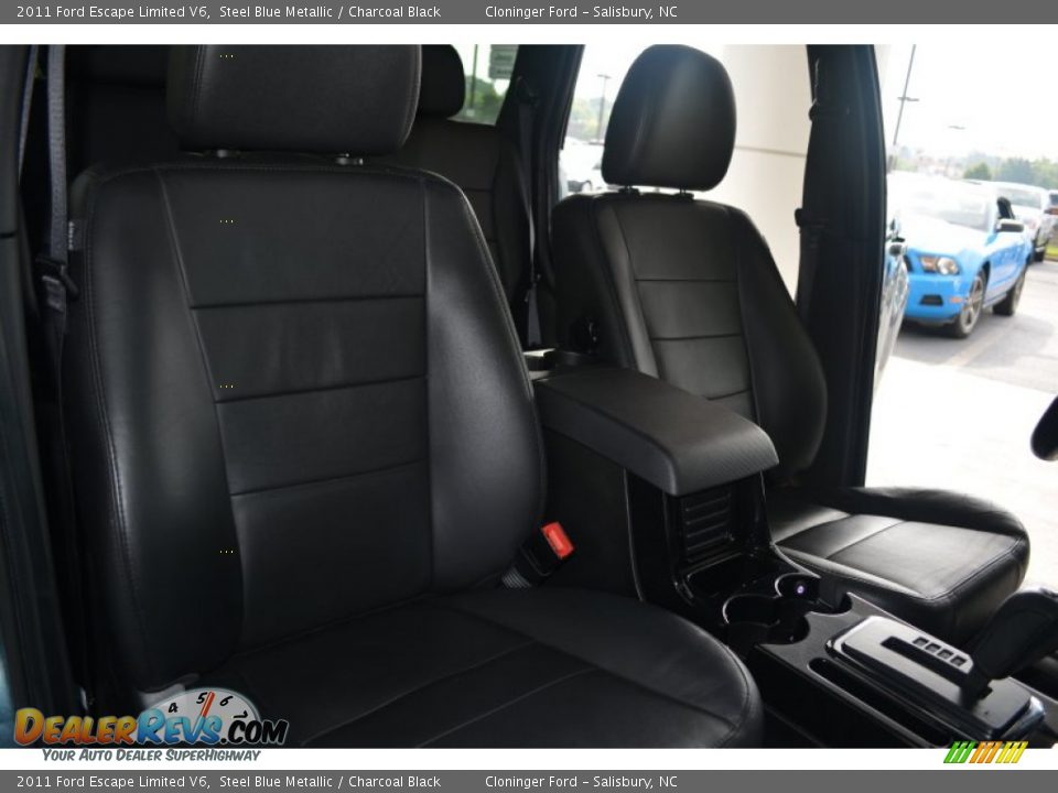 2011 Ford Escape Limited V6 Steel Blue Metallic / Charcoal Black Photo #16