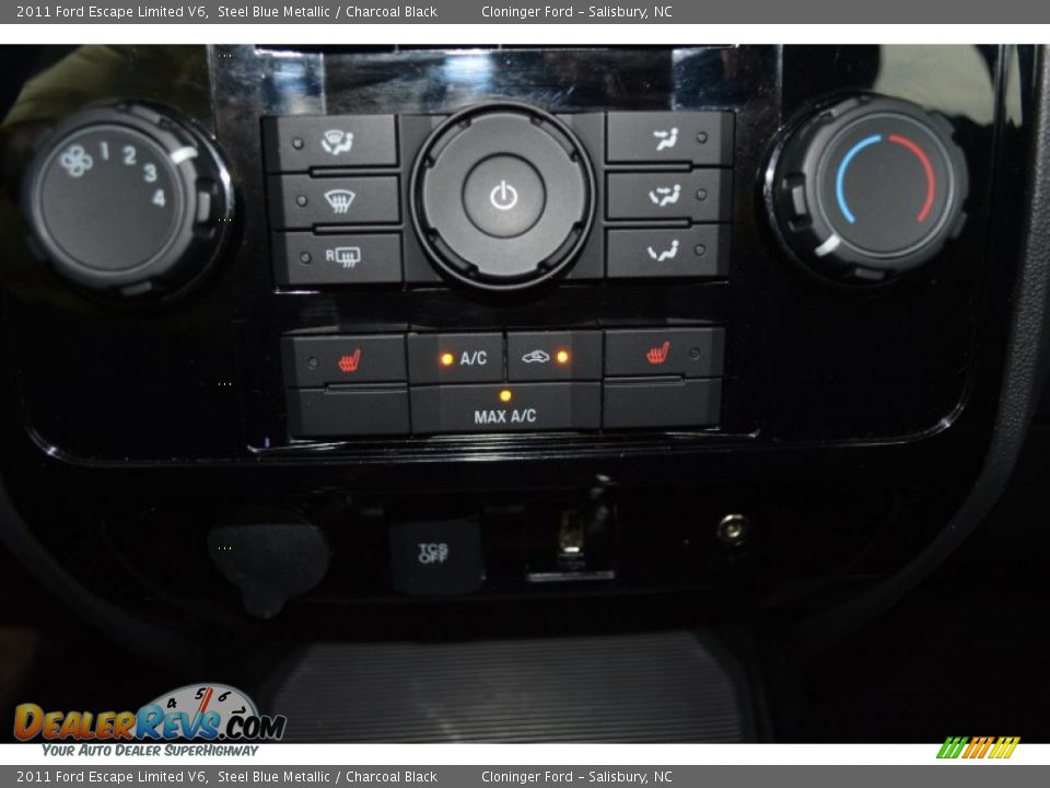 2011 Ford Escape Limited V6 Steel Blue Metallic / Charcoal Black Photo #20
