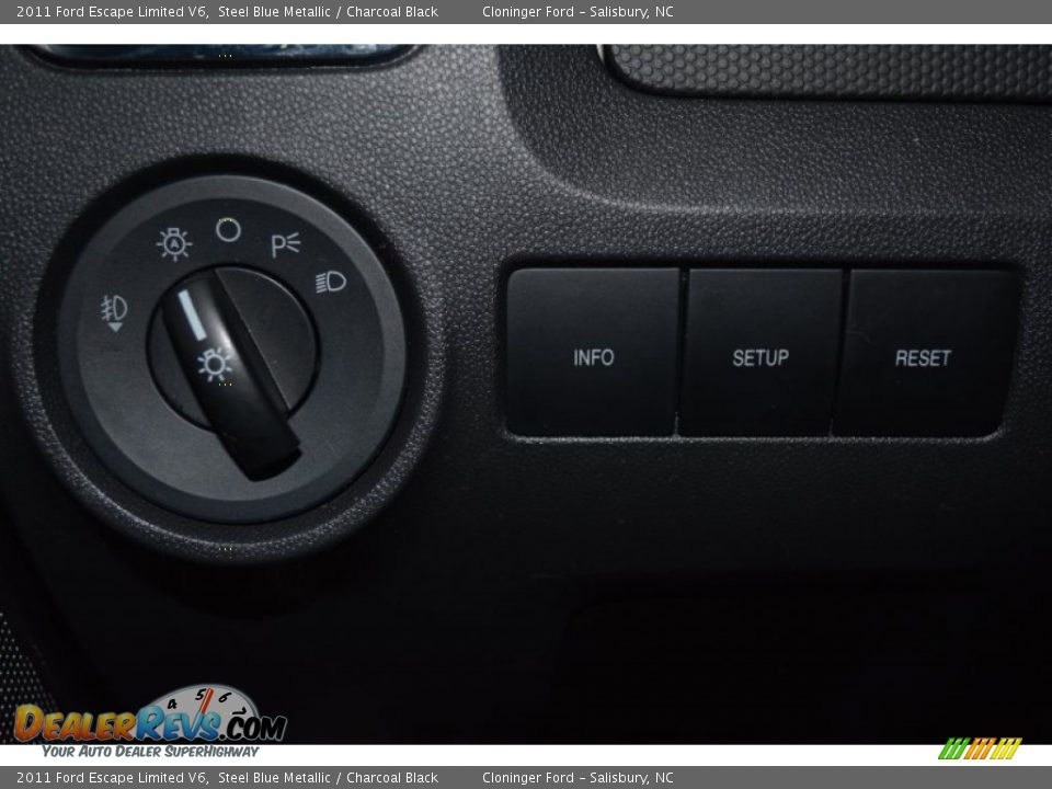 2011 Ford Escape Limited V6 Steel Blue Metallic / Charcoal Black Photo #26
