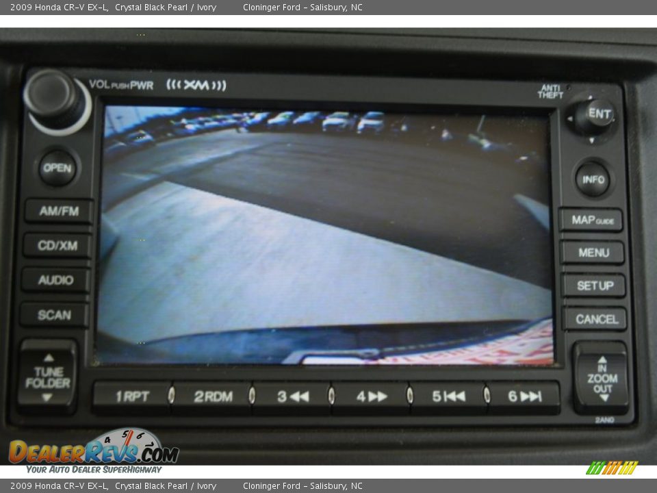 2009 Honda CR-V EX-L Crystal Black Pearl / Ivory Photo #23