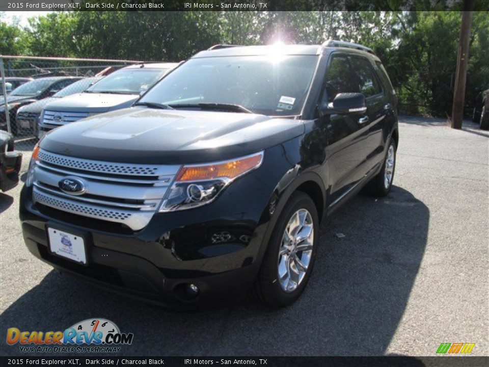 2015 Ford Explorer XLT Dark Side / Charcoal Black Photo #2