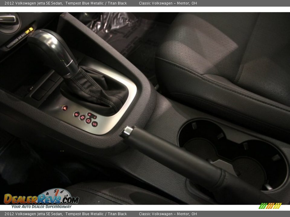 2012 Volkswagen Jetta SE Sedan Tempest Blue Metallic / Titan Black Photo #20