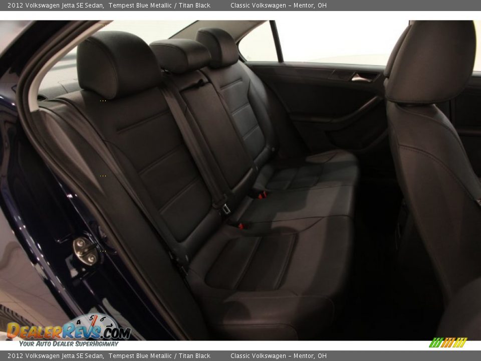 2012 Volkswagen Jetta SE Sedan Tempest Blue Metallic / Titan Black Photo #23