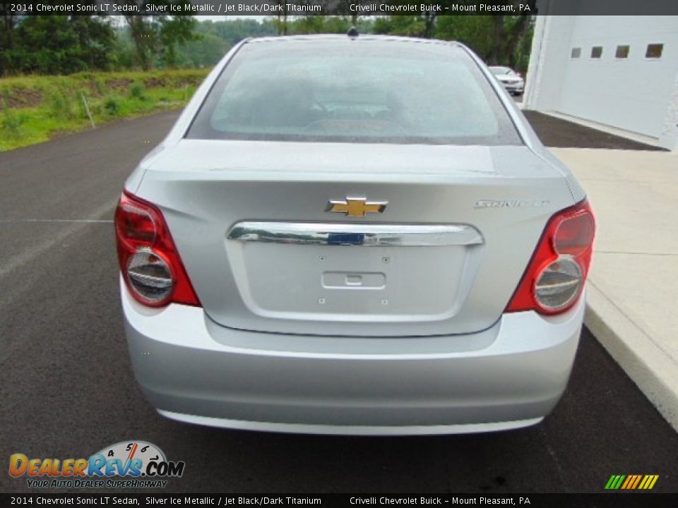 2014 Chevrolet Sonic LT Sedan Silver Ice Metallic / Jet Black/Dark Titanium Photo #7