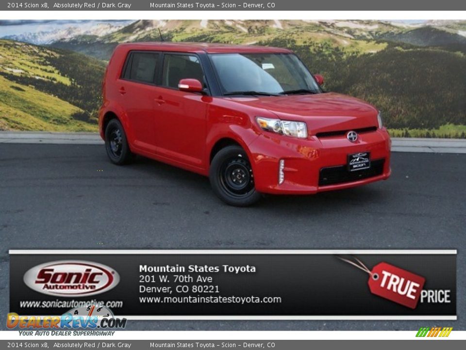 2014 Scion xB Absolutely Red / Dark Gray Photo #1