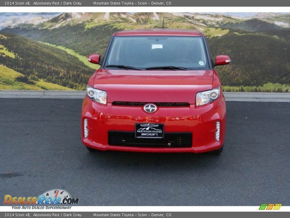2014 Scion xB Absolutely Red / Dark Gray Photo #2