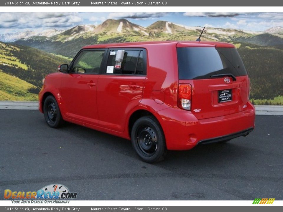 2014 Scion xB Absolutely Red / Dark Gray Photo #3