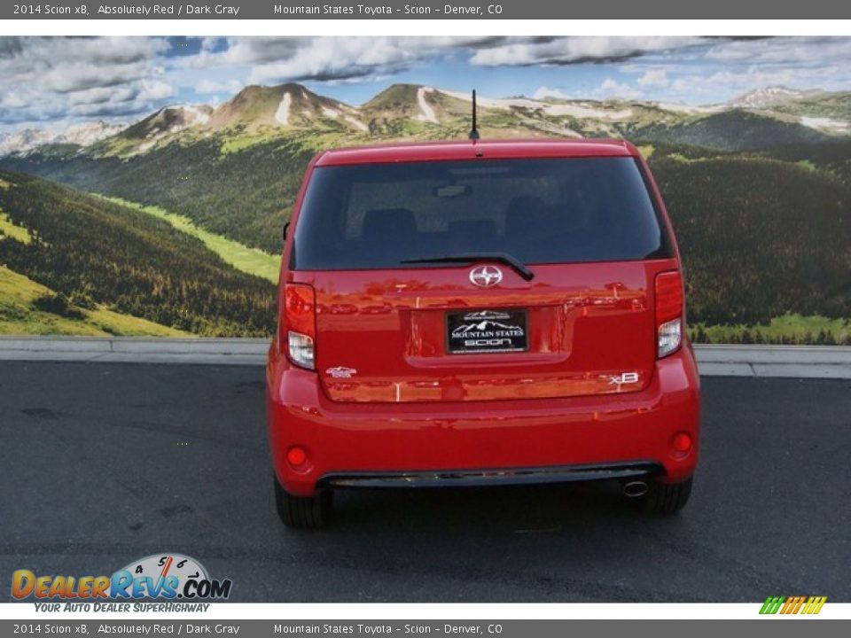 2014 Scion xB Absolutely Red / Dark Gray Photo #4