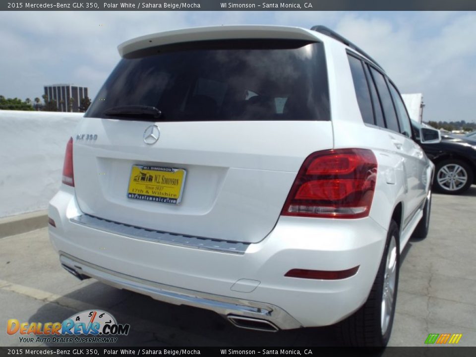 2015 Mercedes-Benz GLK 350 Polar White / Sahara Beige/Mocha Photo #4