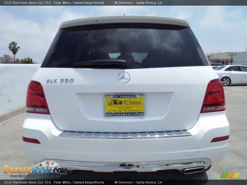 2015 Mercedes-Benz GLK 350 Polar White / Sahara Beige/Mocha Photo #5