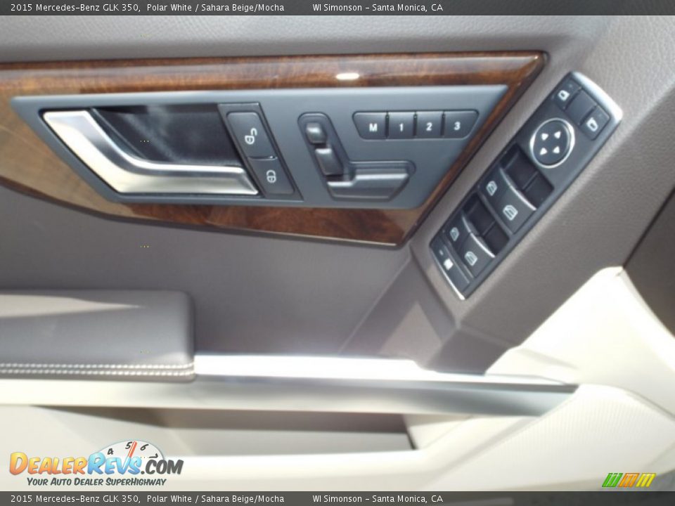 2015 Mercedes-Benz GLK 350 Polar White / Sahara Beige/Mocha Photo #6