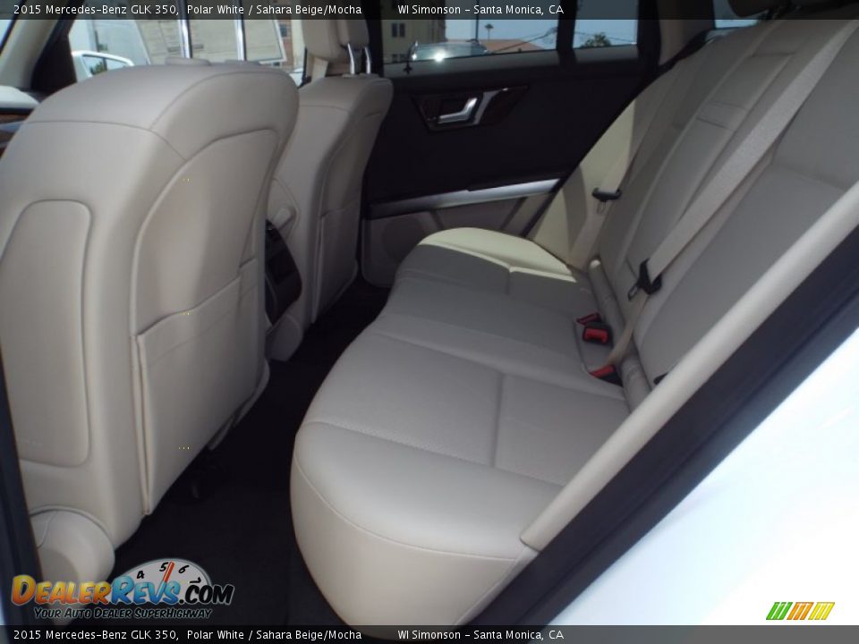 2015 Mercedes-Benz GLK 350 Polar White / Sahara Beige/Mocha Photo #8