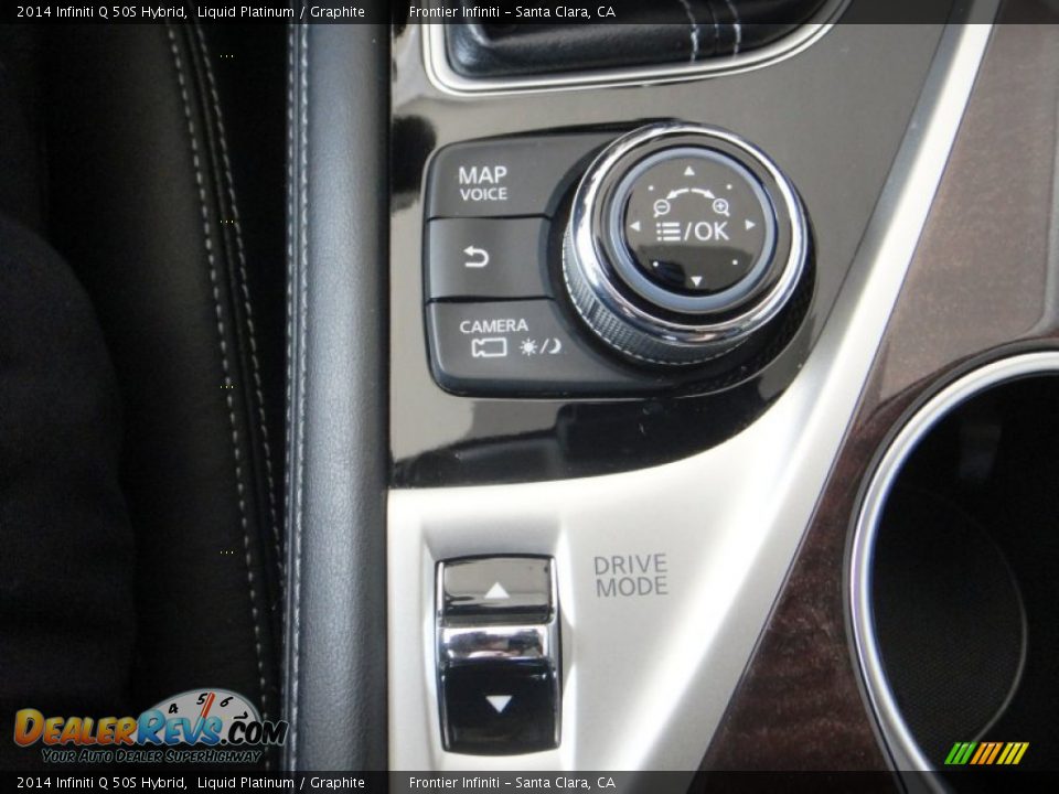 Controls of 2014 Infiniti Q 50S Hybrid Photo #12