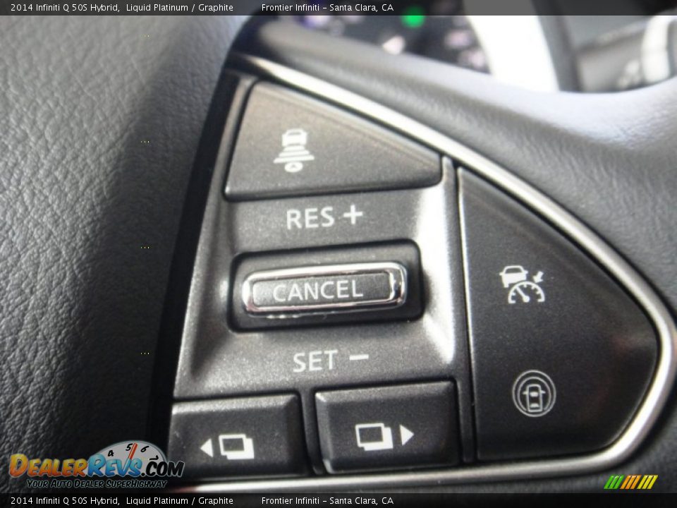 Controls of 2014 Infiniti Q 50S Hybrid Photo #14
