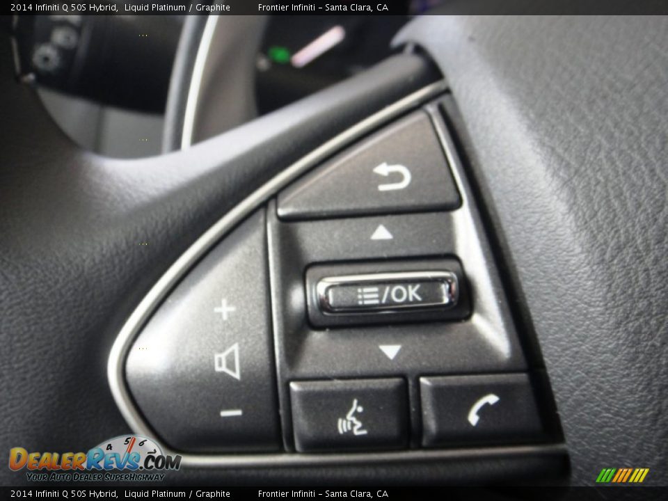 Controls of 2014 Infiniti Q 50S Hybrid Photo #15