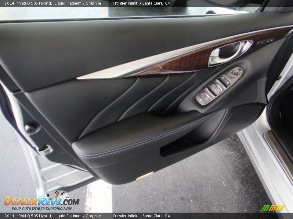 Door Panel of 2014 Infiniti Q 50S Hybrid Photo #18