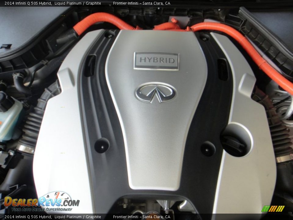 2014 Infiniti Q 50S Hybrid 3.5 Liter DOHC 24-Valve CVTCS V6 Gasoline/Electric Hybrid Engine Photo #29