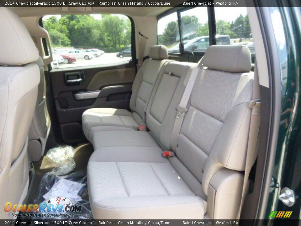 2014 Chevrolet Silverado 1500 LT Crew Cab 4x4 Rainforest Green Metallic / Cocoa/Dune Photo #11