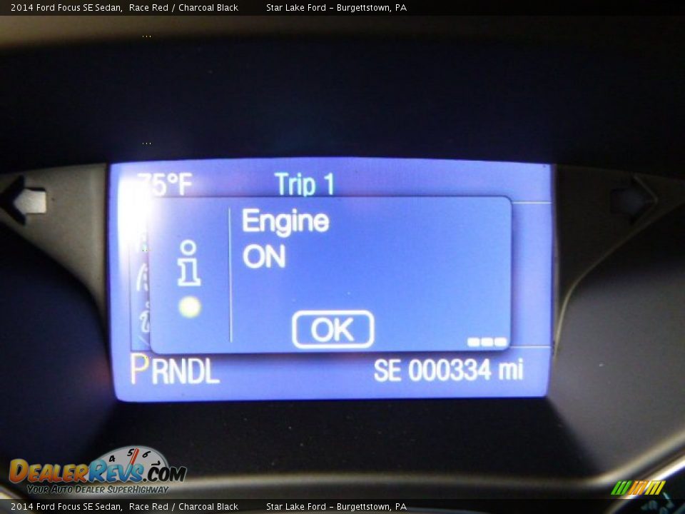 2014 Ford Focus SE Sedan Race Red / Charcoal Black Photo #19