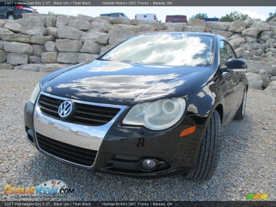 2007 Volkswagen Eos 2.0T Black Uni / Titan Black Photo #2