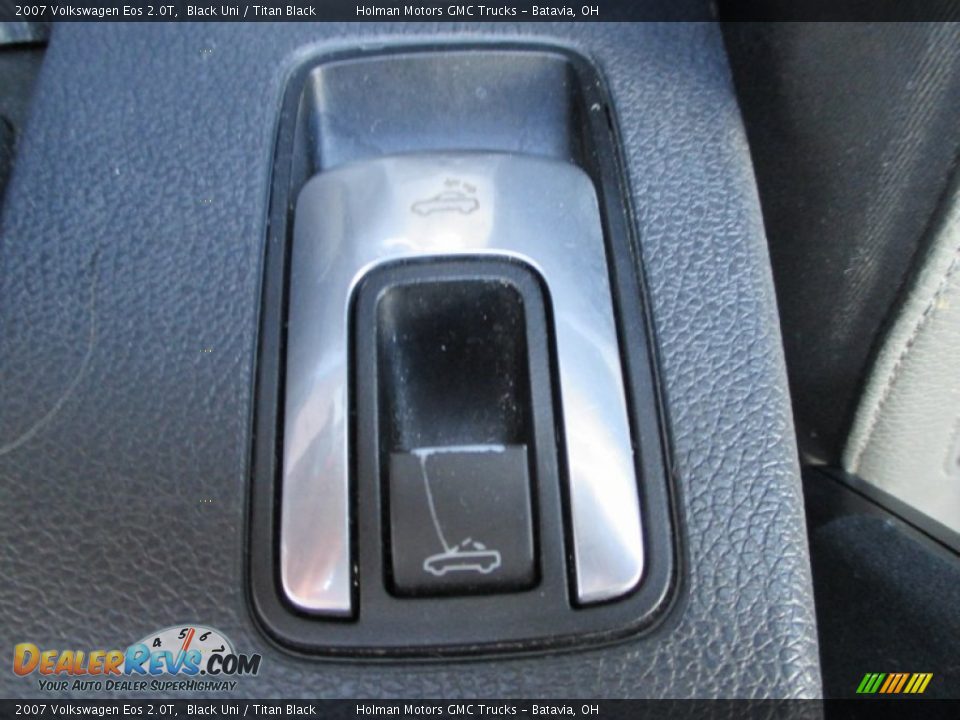 2007 Volkswagen Eos 2.0T Black Uni / Titan Black Photo #11